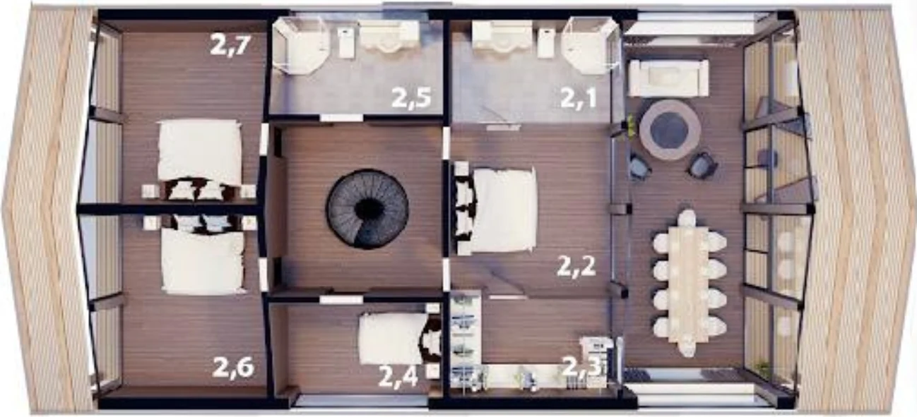 Planta · CEDRO 212 · Piso 2