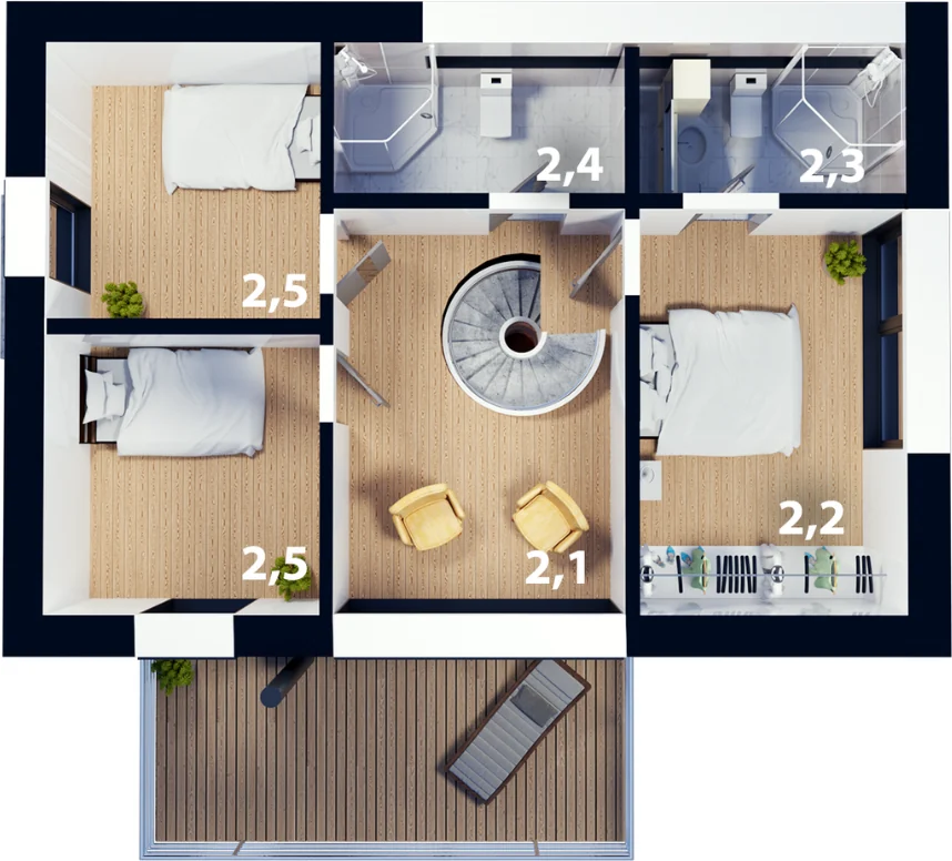 Planta · CEDRO 94 · Piso 2